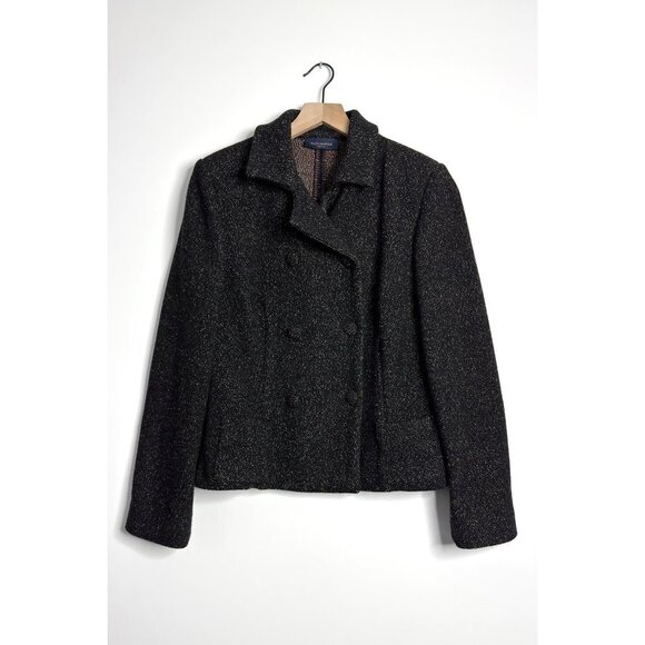 PIAZZA SEMPIONE Wool Knit Peacoat